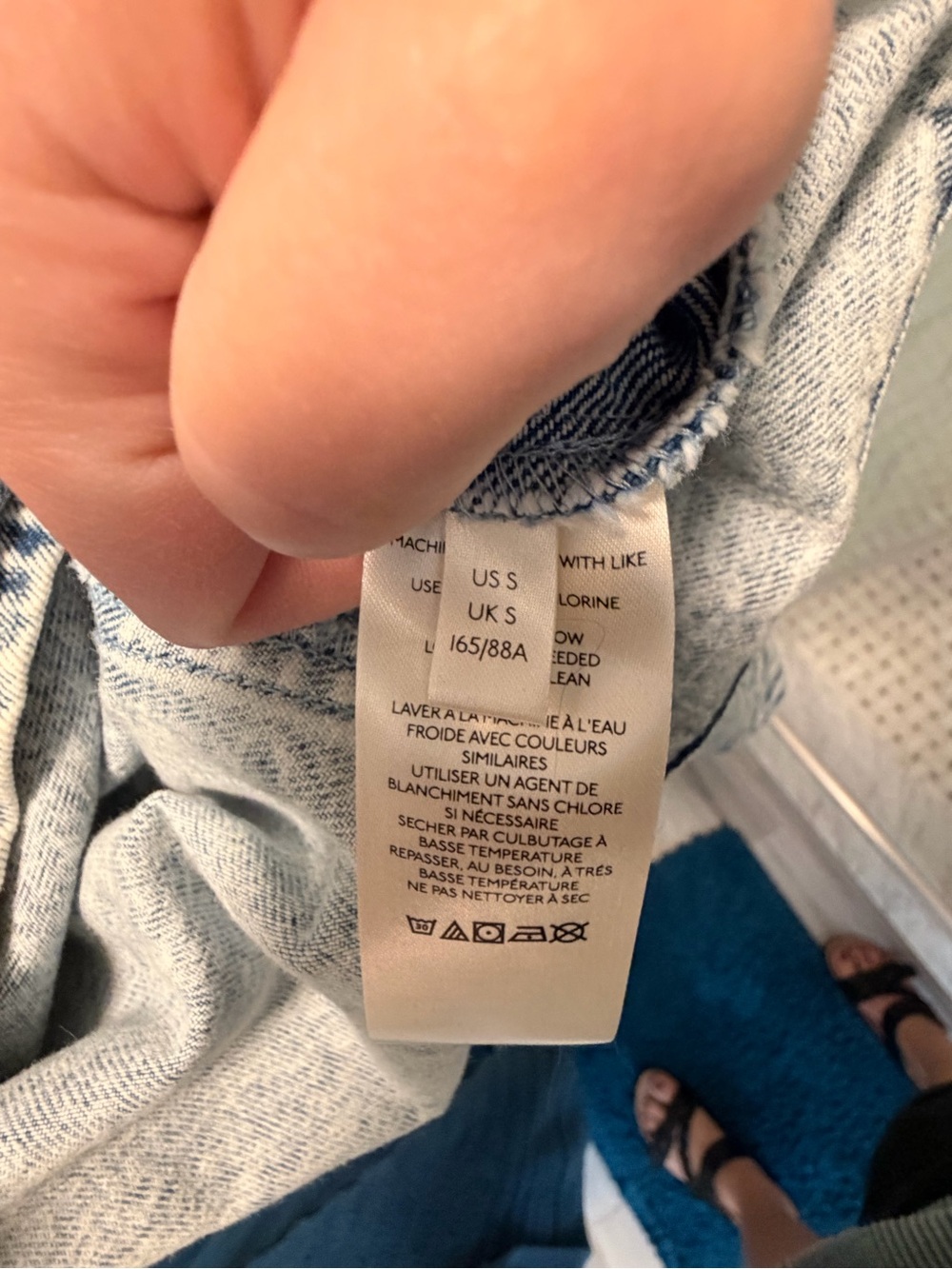 Free People Acid Wash Oversized Sleeveless Dress - Picture 5 of 5